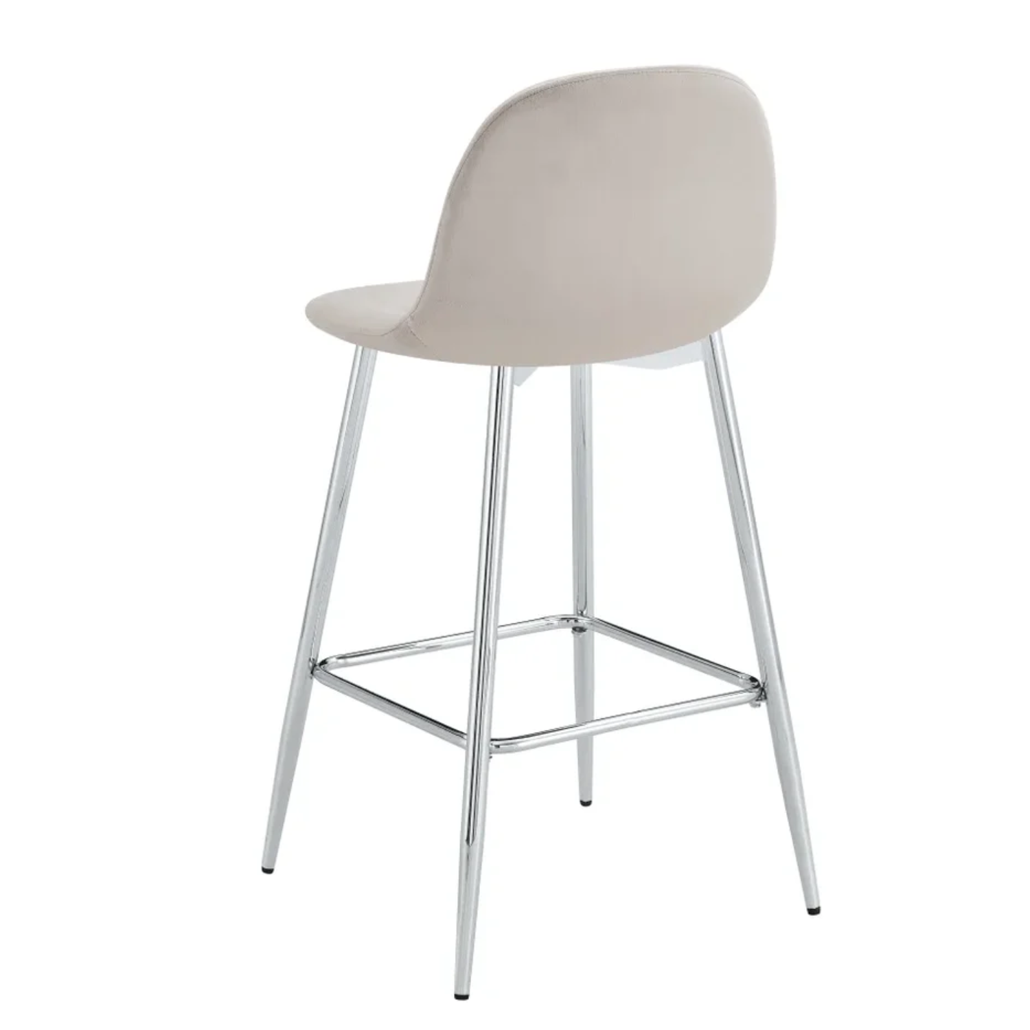 Tabouret de bar élégant en velours et métal doré – Chic, Confort et Style Scandinave
