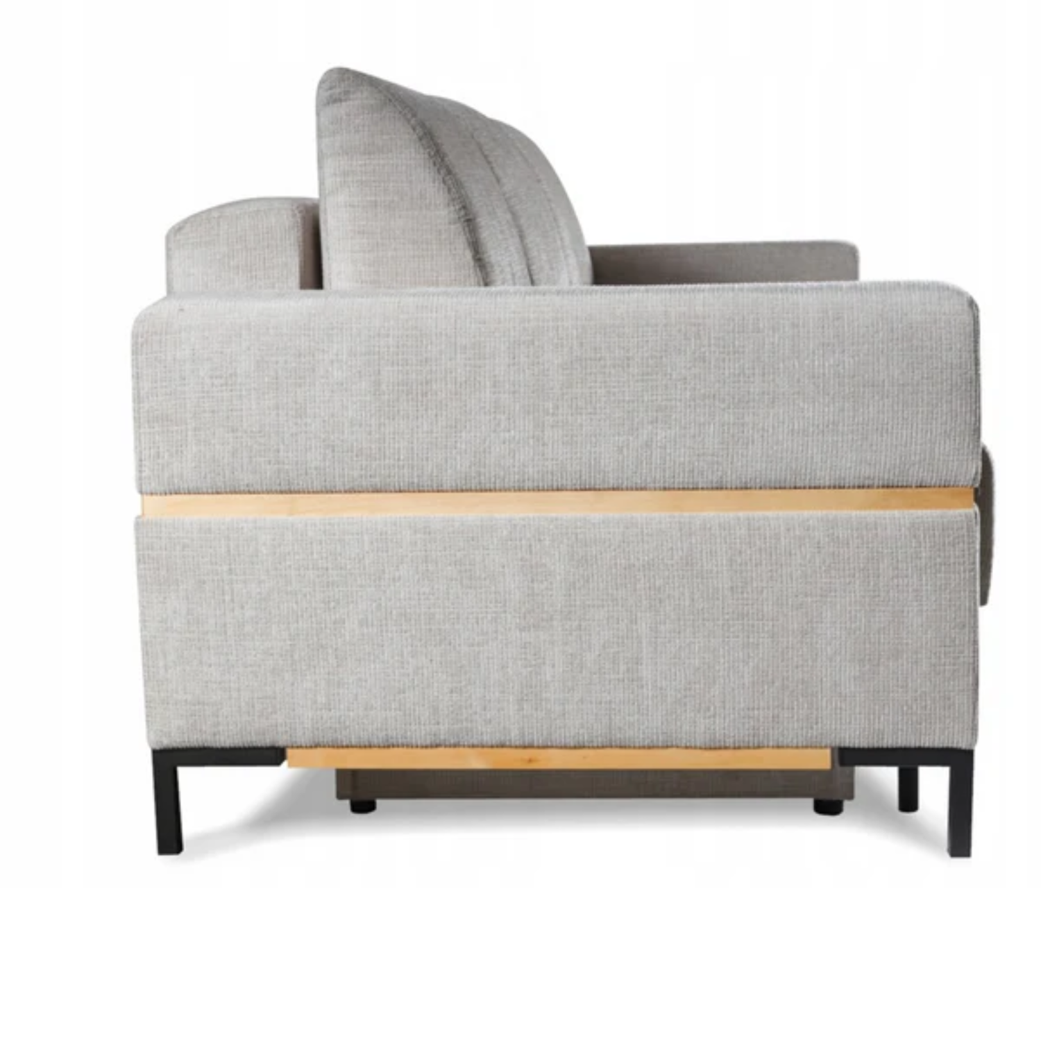 Canapé convertible 234 cm avec fonction couchage, coffre dépliage automatique DL – confort et gain de place