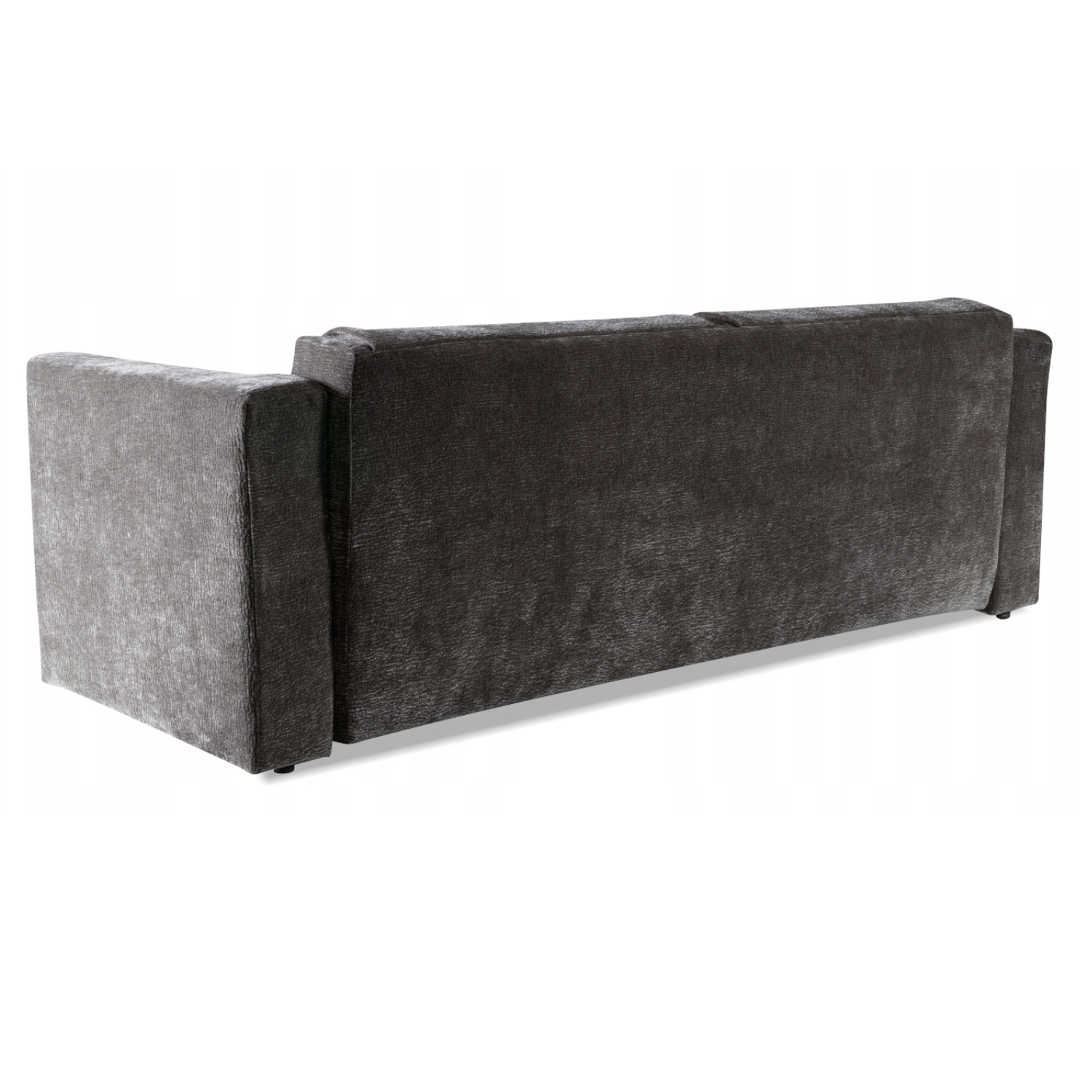 Canapé-lit – Grand canapé gris convertible avec couchage 191x150 cm