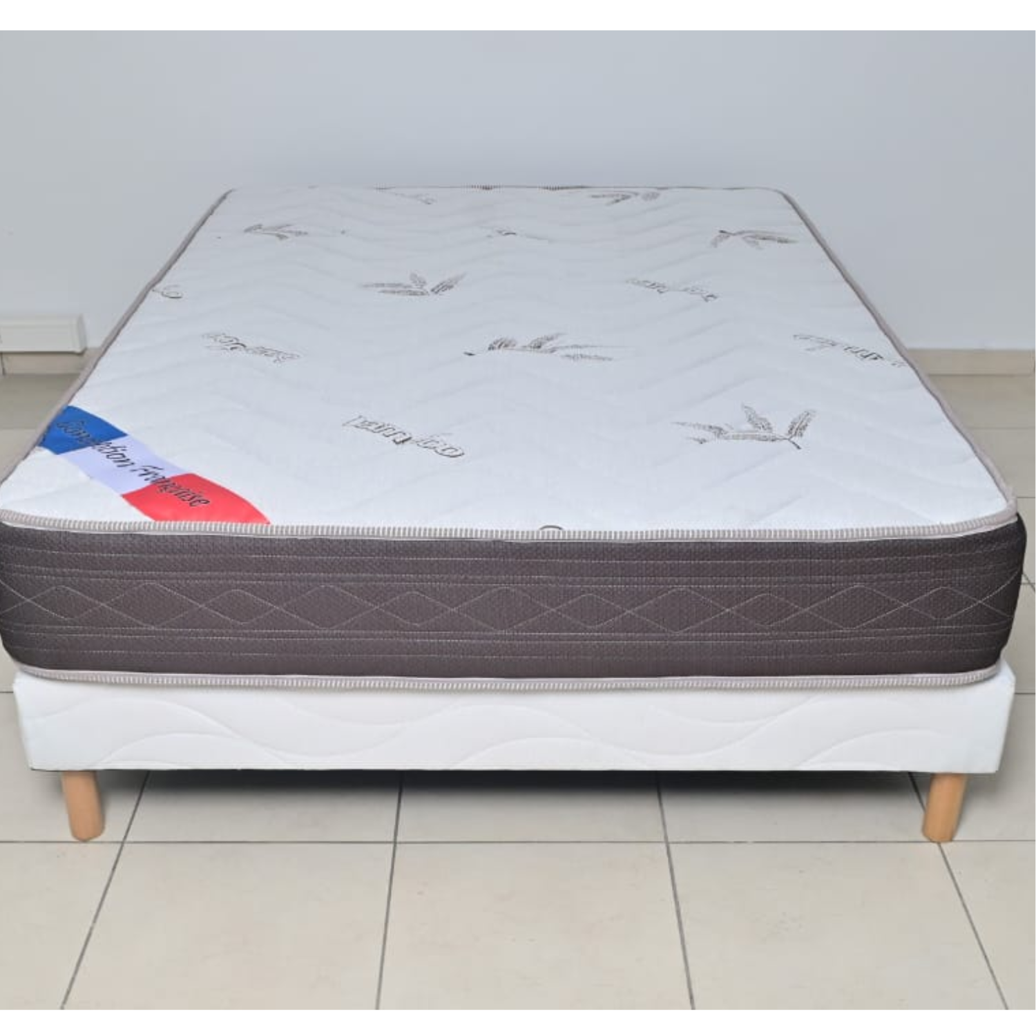 Matelas  25 cm – Mousse Haute Densité 5 Zones, Confort Ergonomique et Hypoallergénique