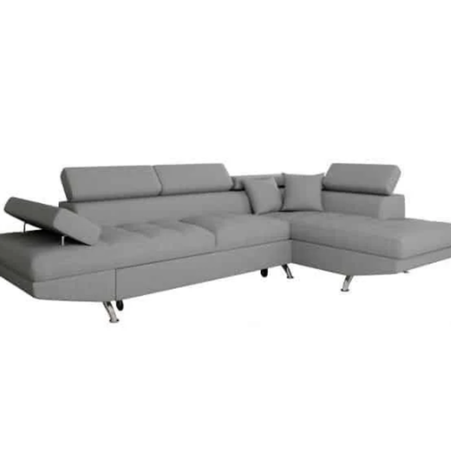 Canapé d'angle  convertible panoramique 5 places avec coffre – Confort, design et praticité au quotidien