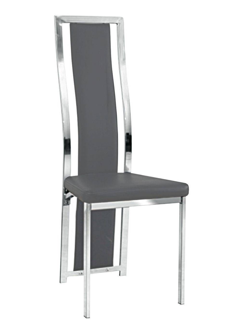 Lot de 6 chaises – Assise en velours ou tissu & pieds en acier – Style moderne et confortable