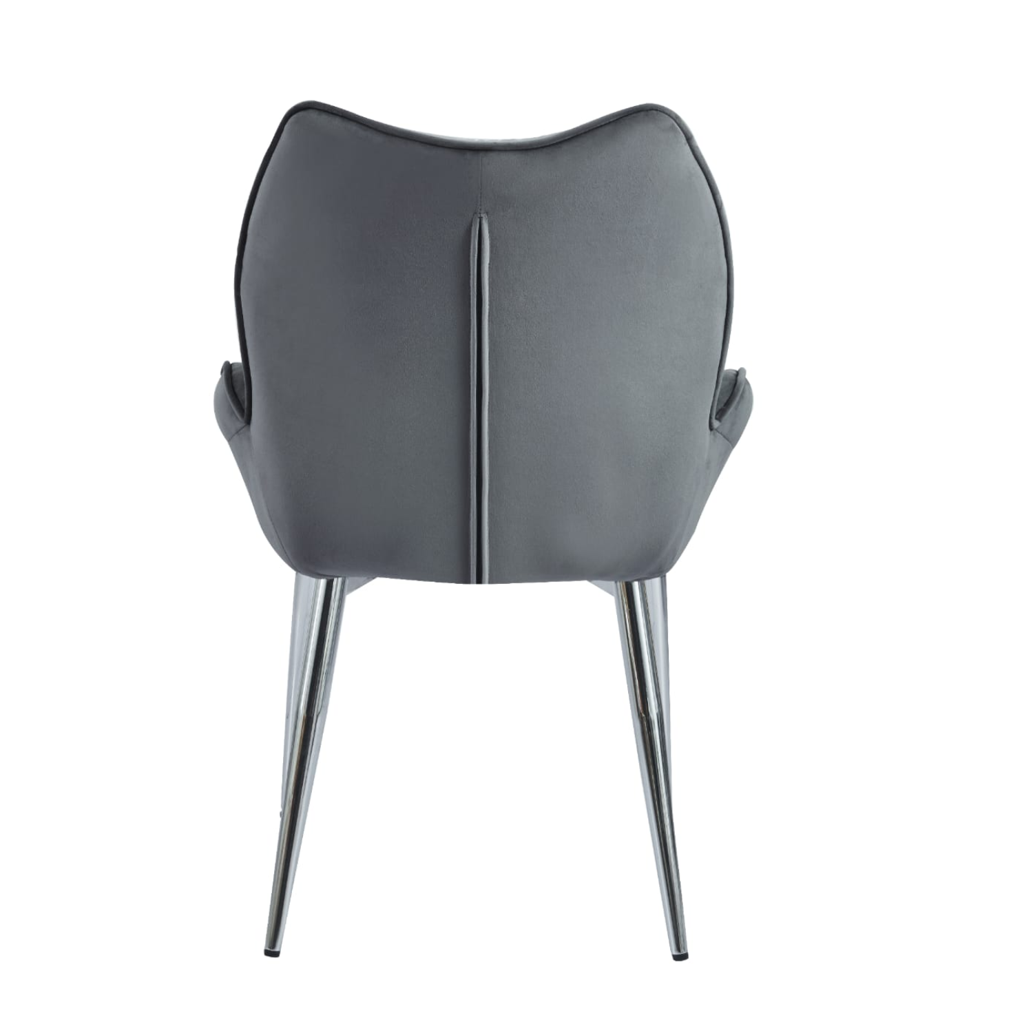 chaise  Assise ergonomique en velours & pieds métal