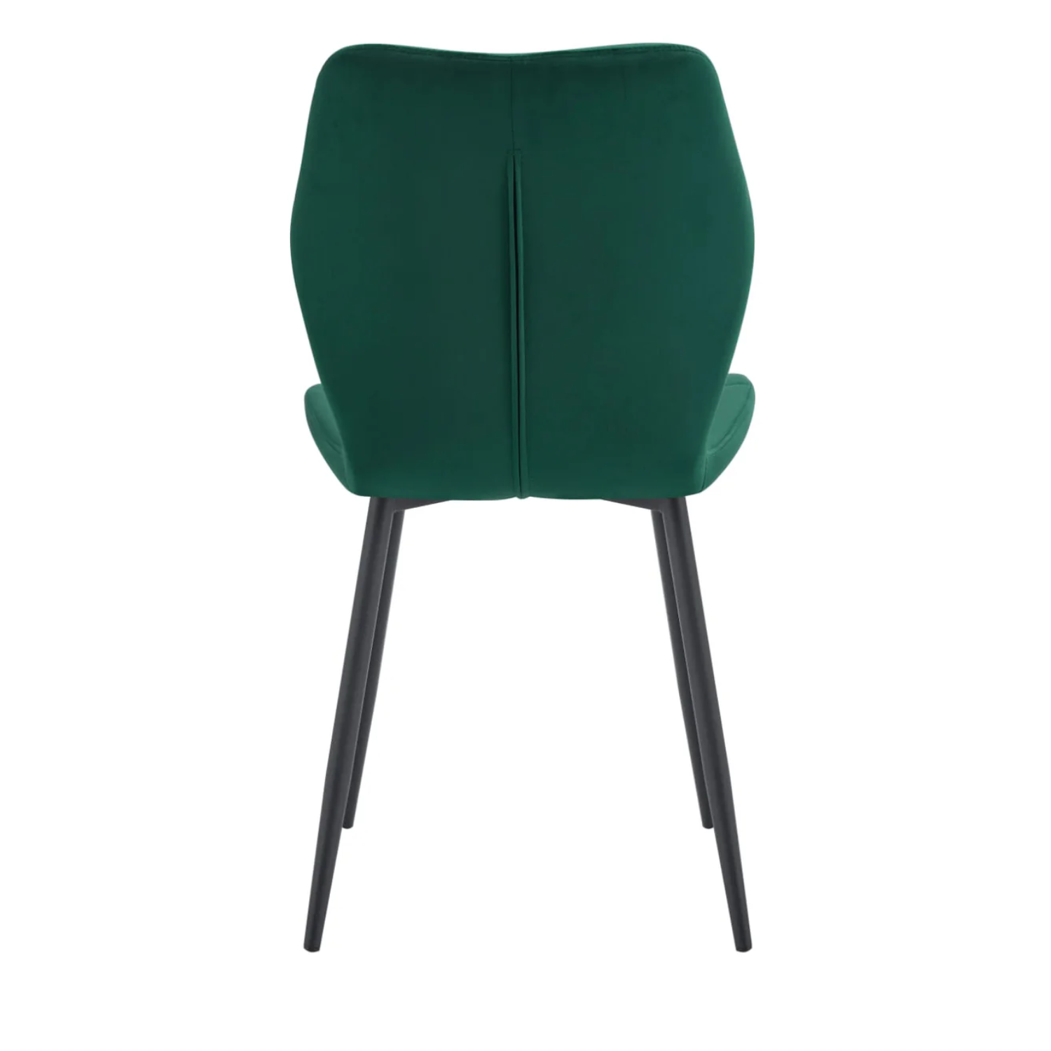 Chaise  en Velours avec Pieds Métal Noir
