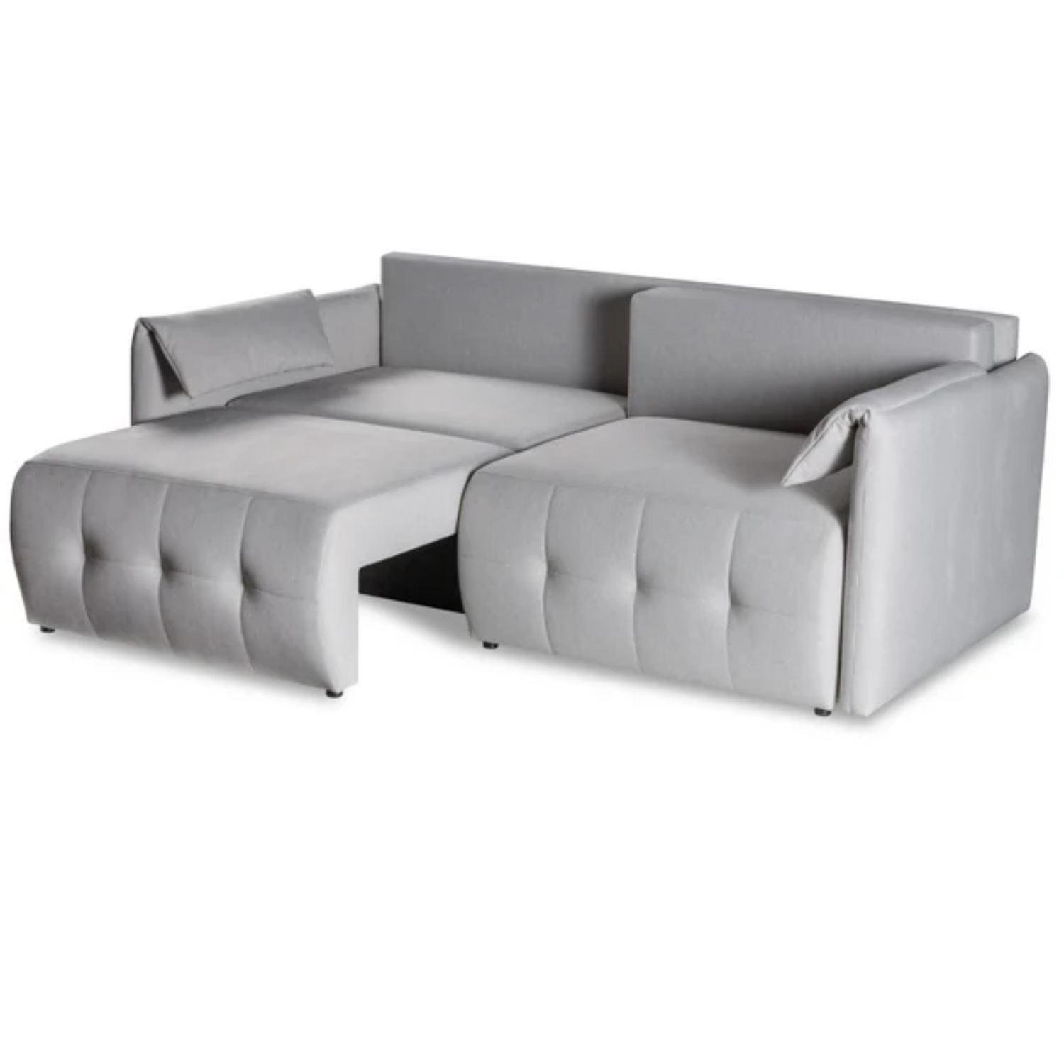 Canapé-lit moderne 215 cm avec fonction couchage et rangement - Design élégant et confort durable
