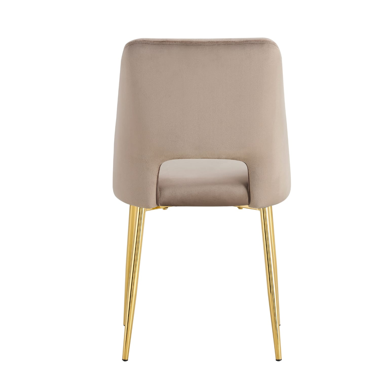 Chaise en  Tissu Doudou, Velours ou Sergé – Pieds Métal Noir ou Chrome