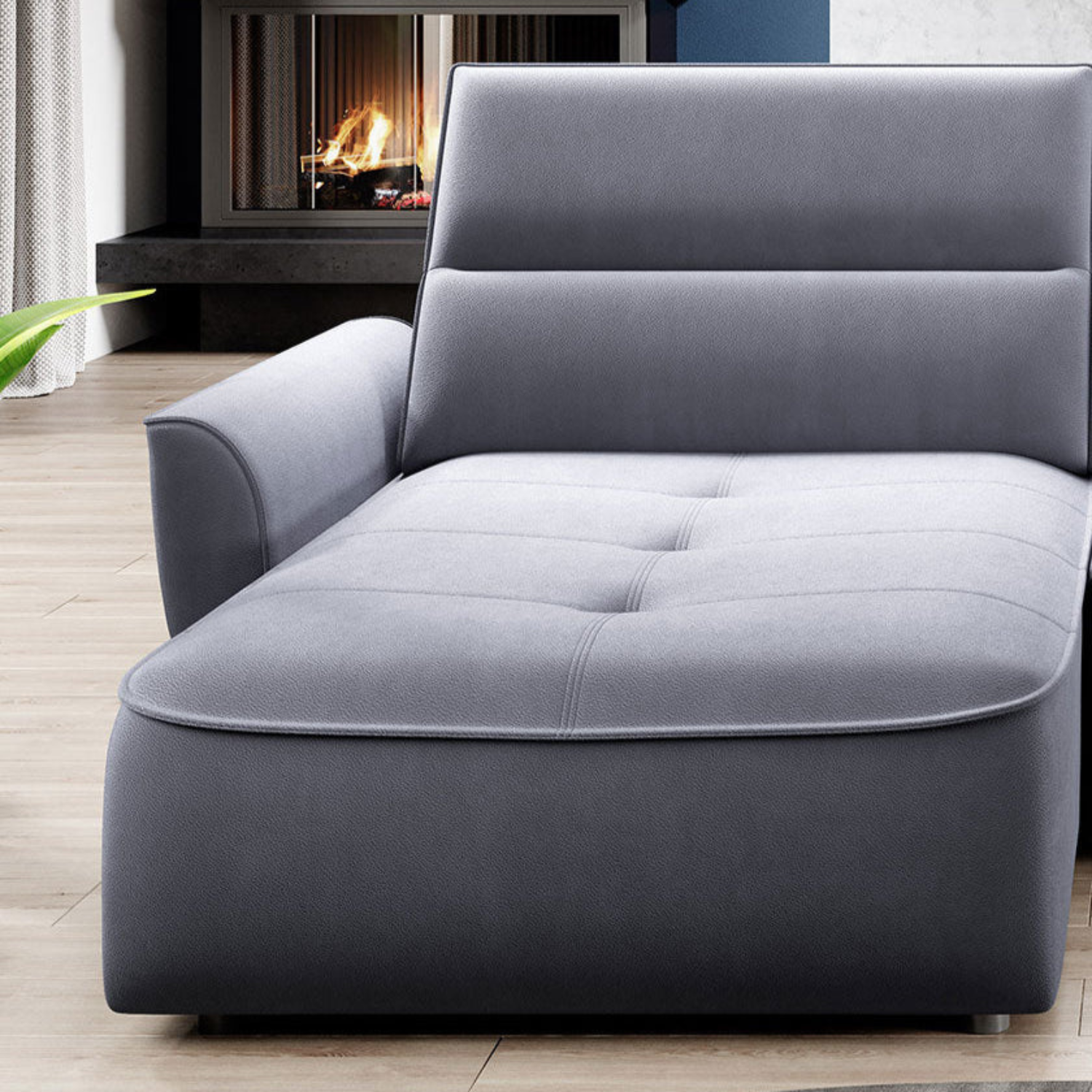 Canapé d'Angle Convertible - Design Moderne, Confort Optimal, Disponible en 3 Tailles | Canapé Réversible avec Coffre de Rangement