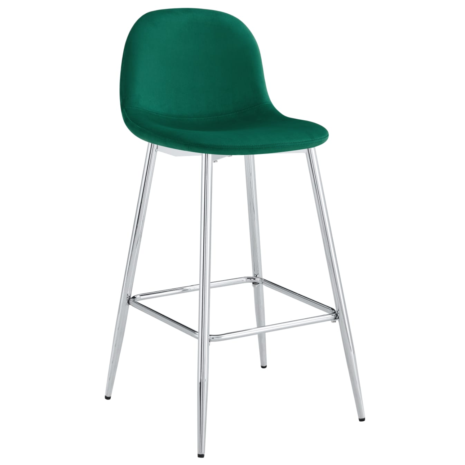 Tabouret de bar élégant en velours et métal doré – Chic, Confort et Style Scandinave