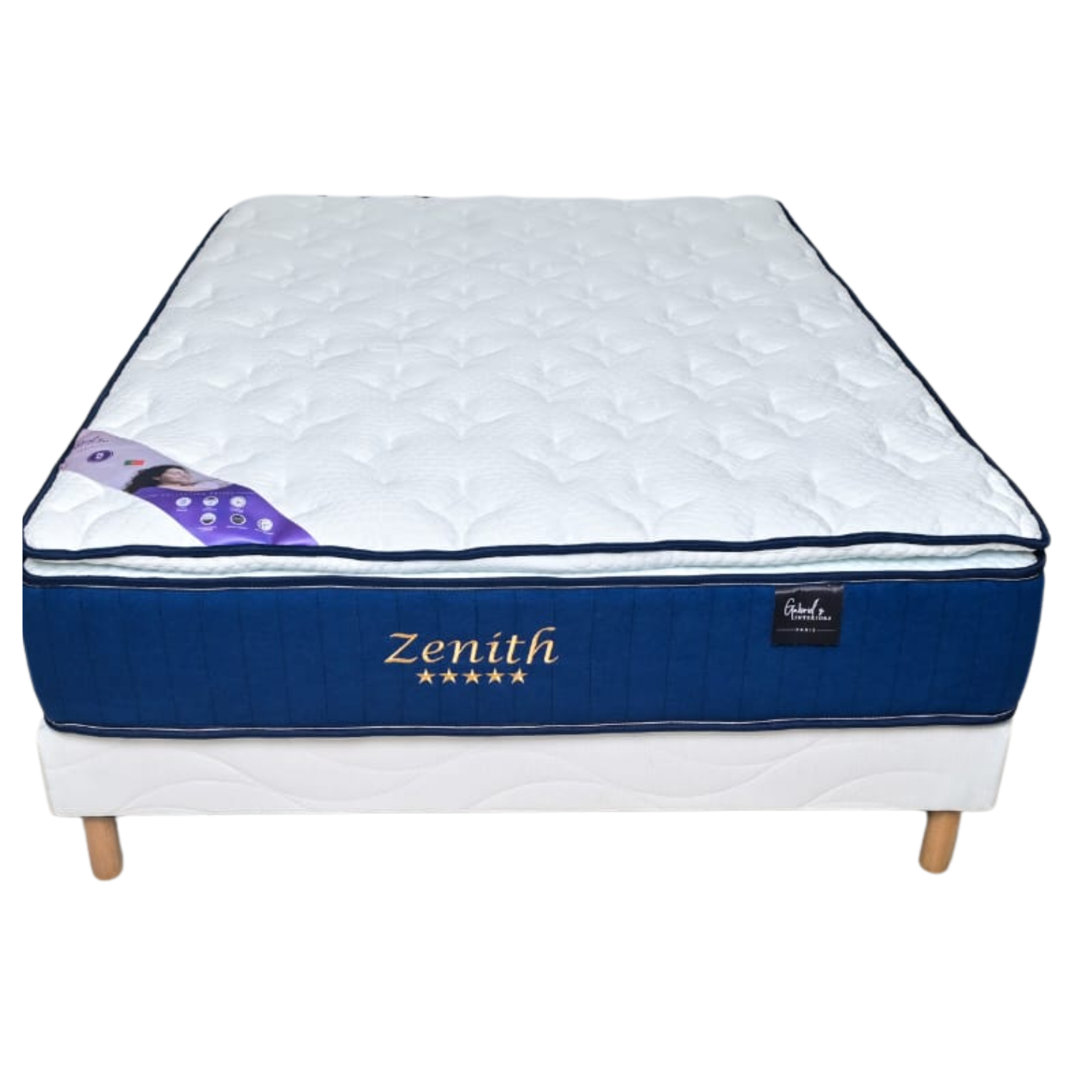 Matelas  à ressorts avec surmatelas intégré – 32 cm | 140×190 cm ou 160×200 cm