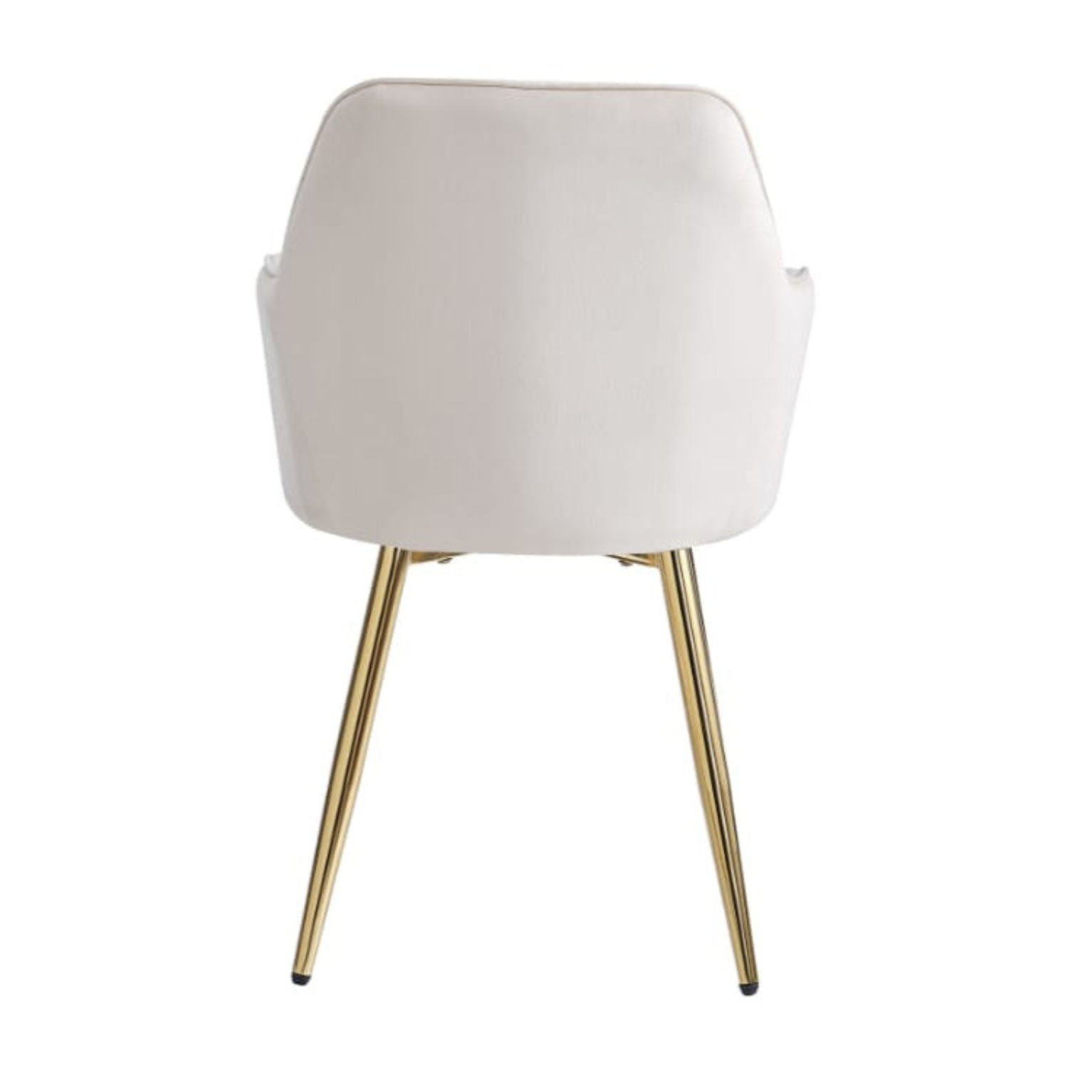 Chaise en similicuir doudou ou  velours avec piètement en acier