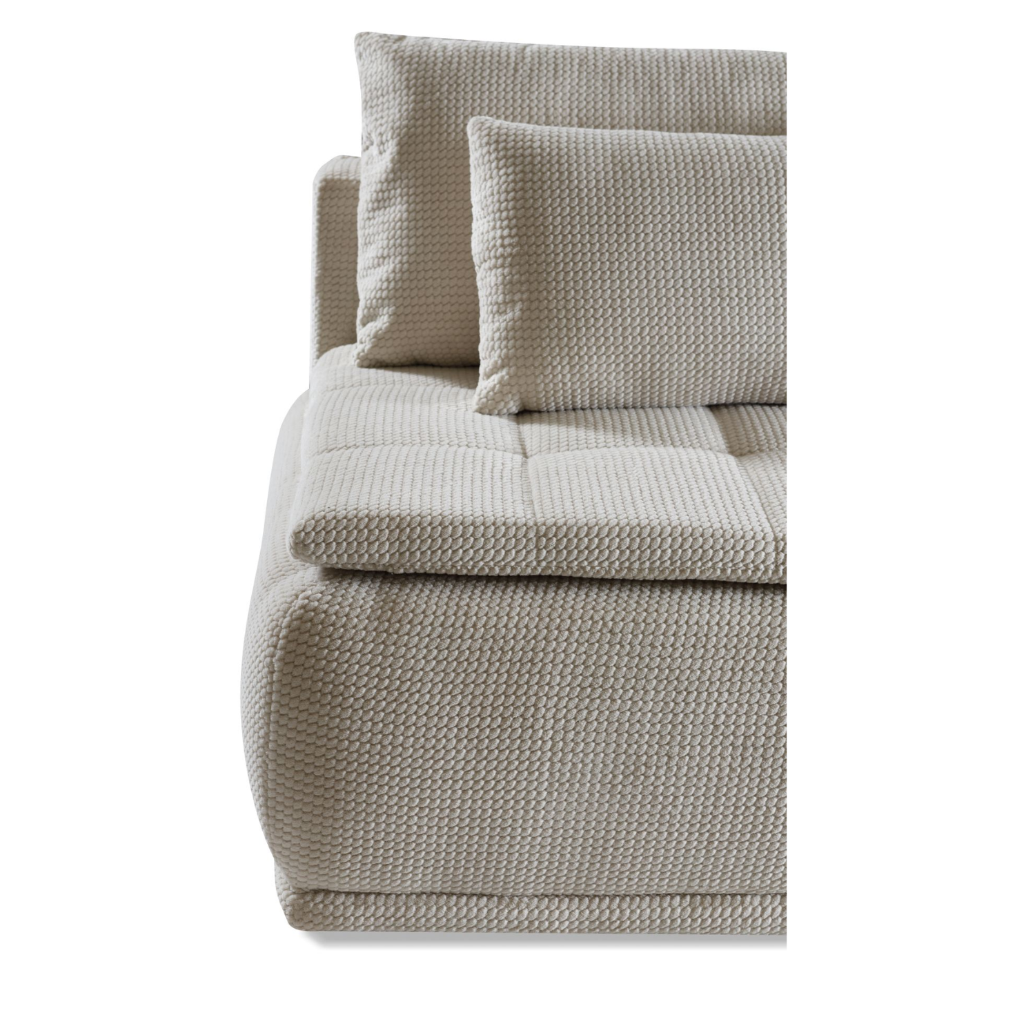 Canapé-lit 220 cm avec fonction couchage DL et coffre – grand confort et design épuré