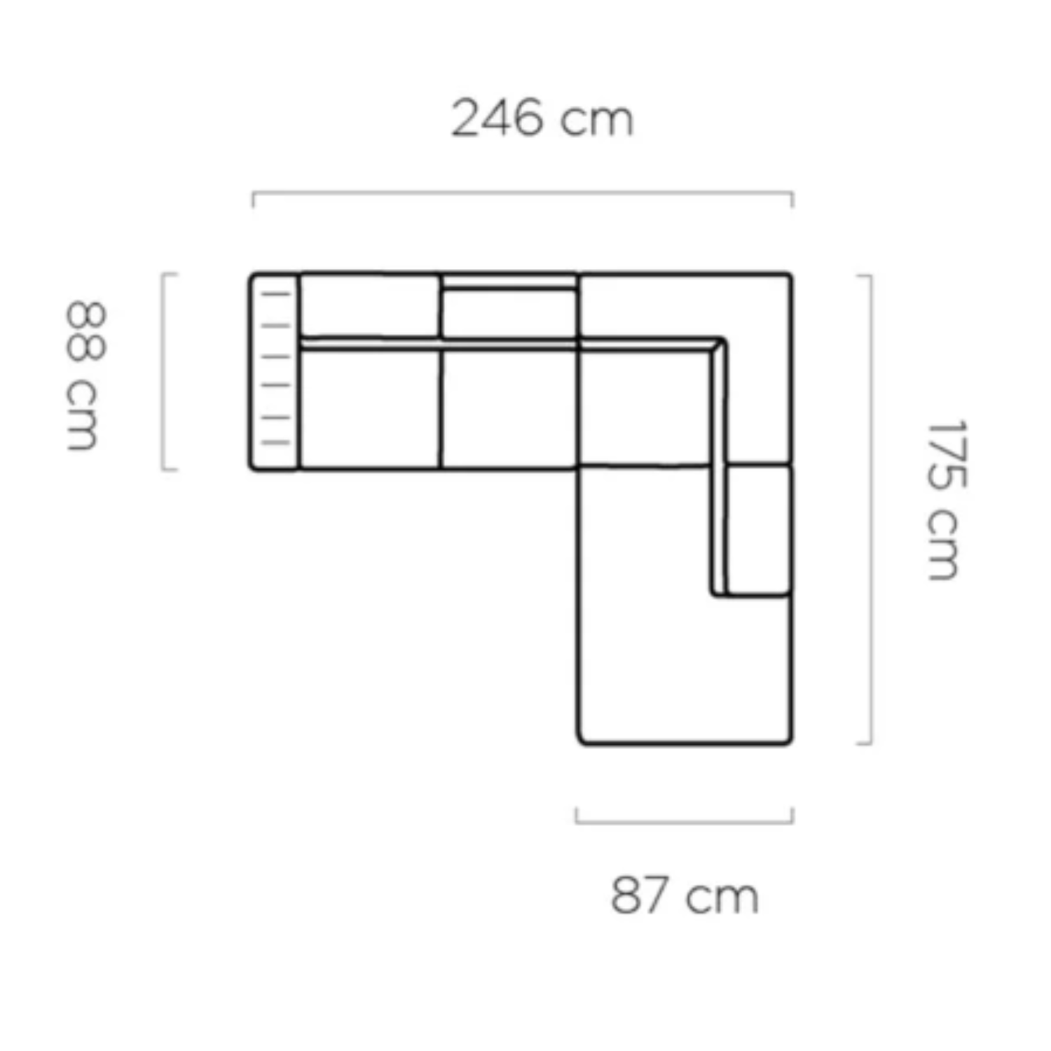 Canapé d’Angle  – Design Moderne, Système de Couchage DELFIN, Coffre de Rangement et Têtières Ajustables | Tissu Haut de Gamme