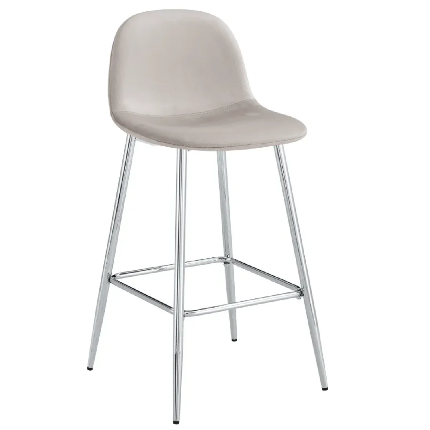 Tabouret de bar élégant en velours et métal doré – Chic, Confort et Style Scandinave