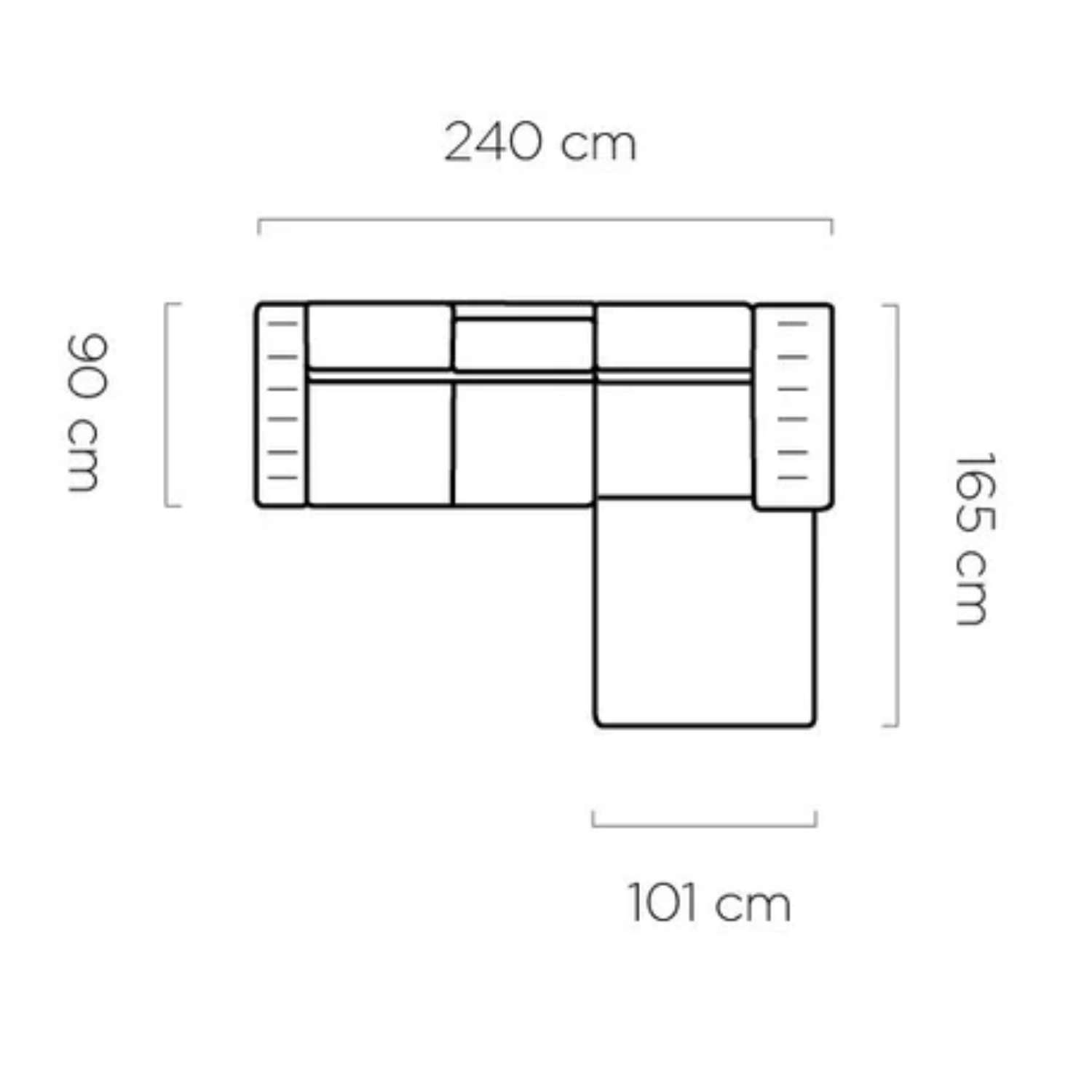 Canapé d’Angle – Compact avec Couchage DELFIN, Coffre de Rangement et Têtières Réglables