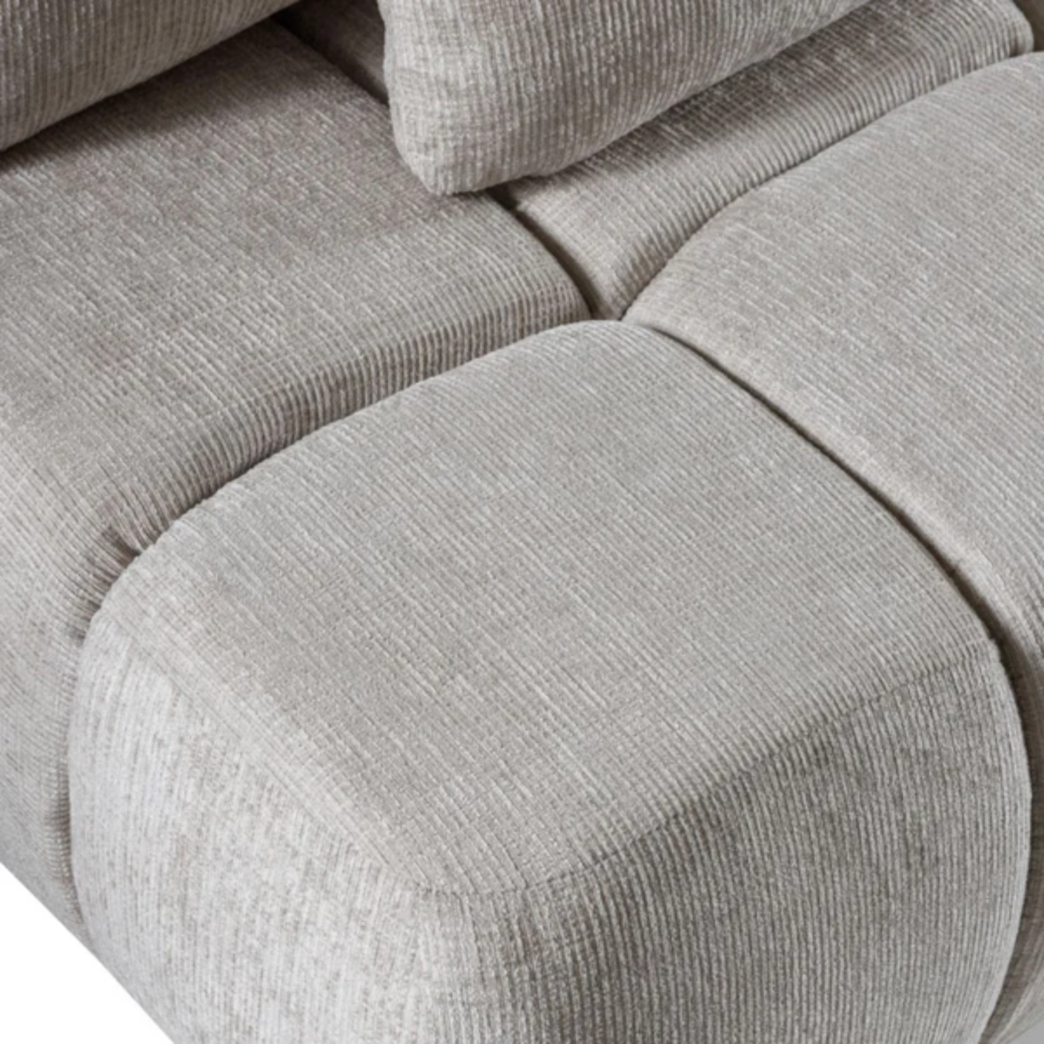 Canapé pratique 207 cm sans côtés avec fonction couchage et coffre