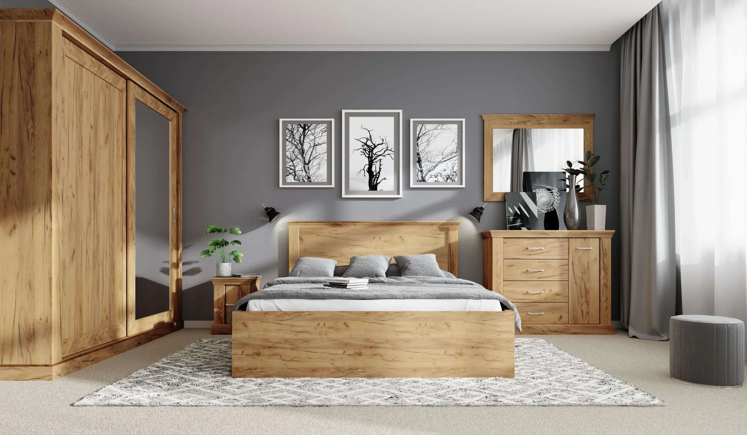 Meuble TV spacieux avec rangements intégrés - Decora Home