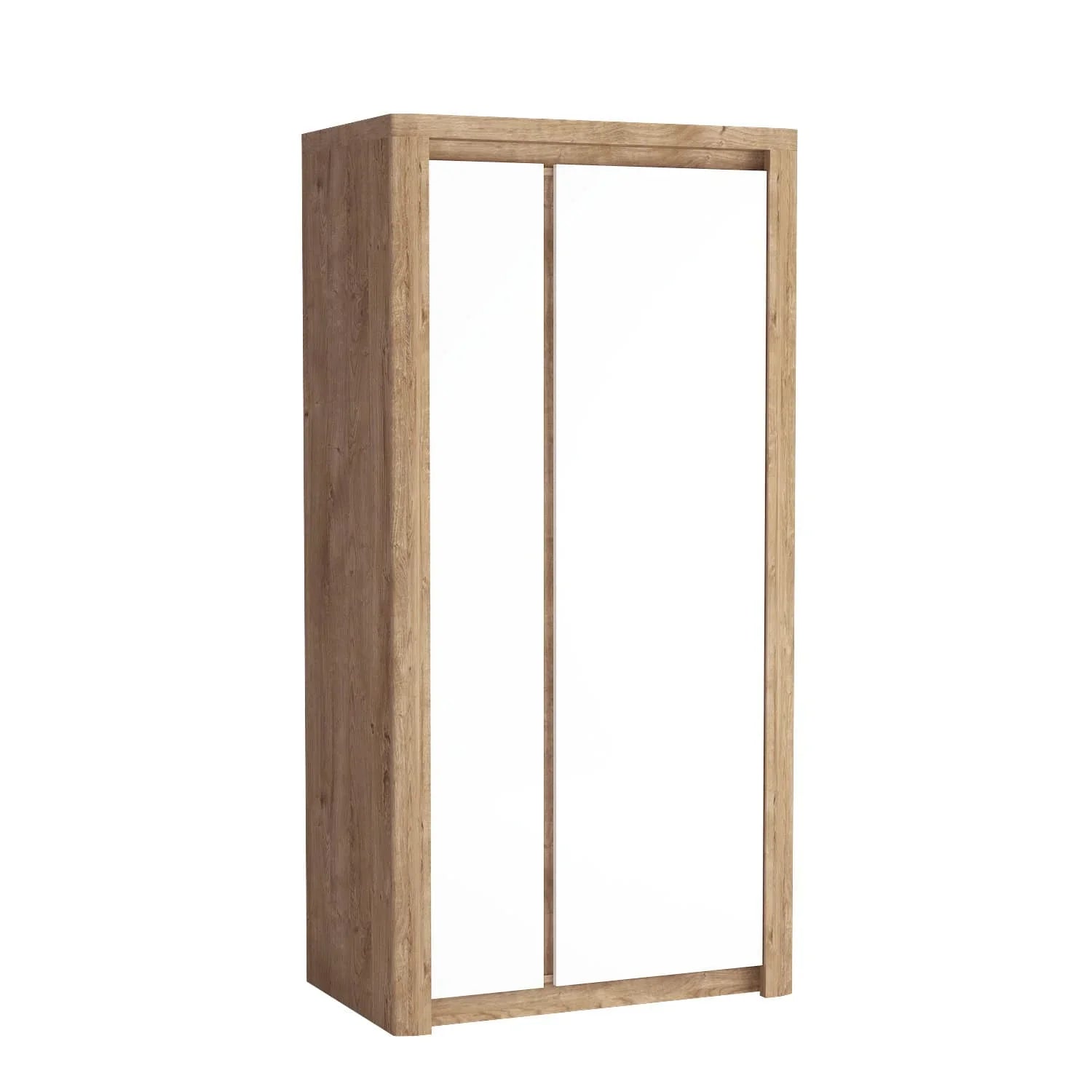 Armoire Moderne à Deux Portes avec Étagères|Destockage Express|Decora Home