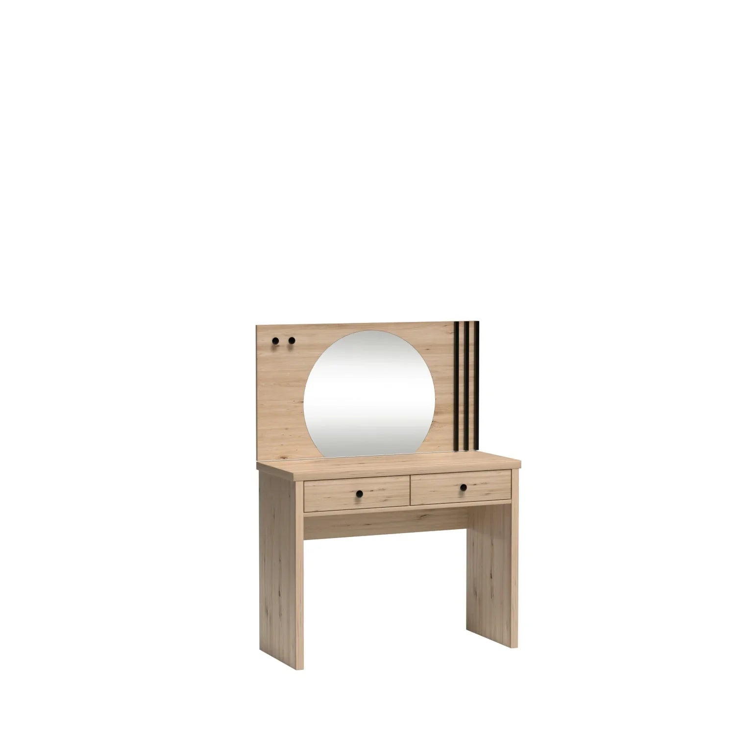 Miroir élégant avec lattes noires - Decora Home