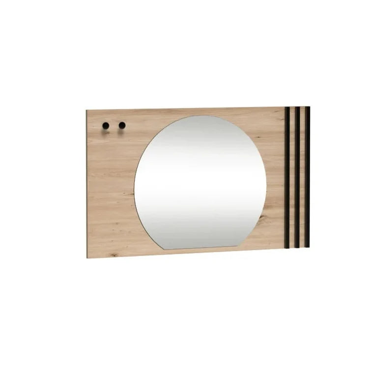 Miroir élégant avec lattes noires|Promo exclusive|Decora Home