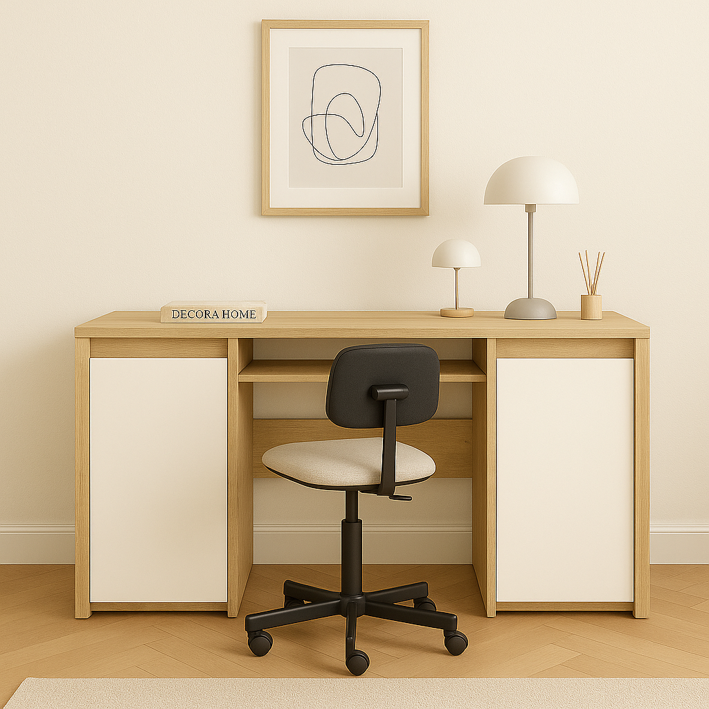 Bureau Moderne avec Rangement Optimal