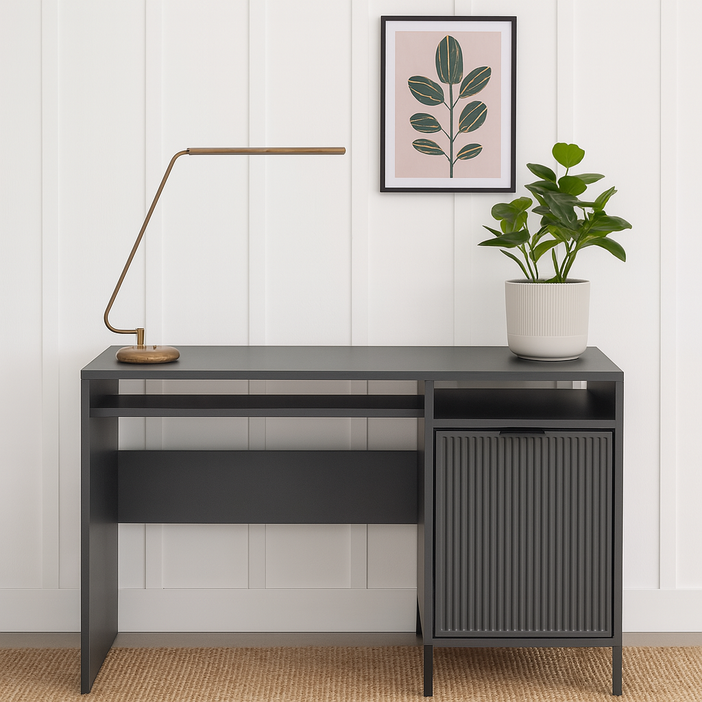 Bureau Moderne avec Étagère Coulissante