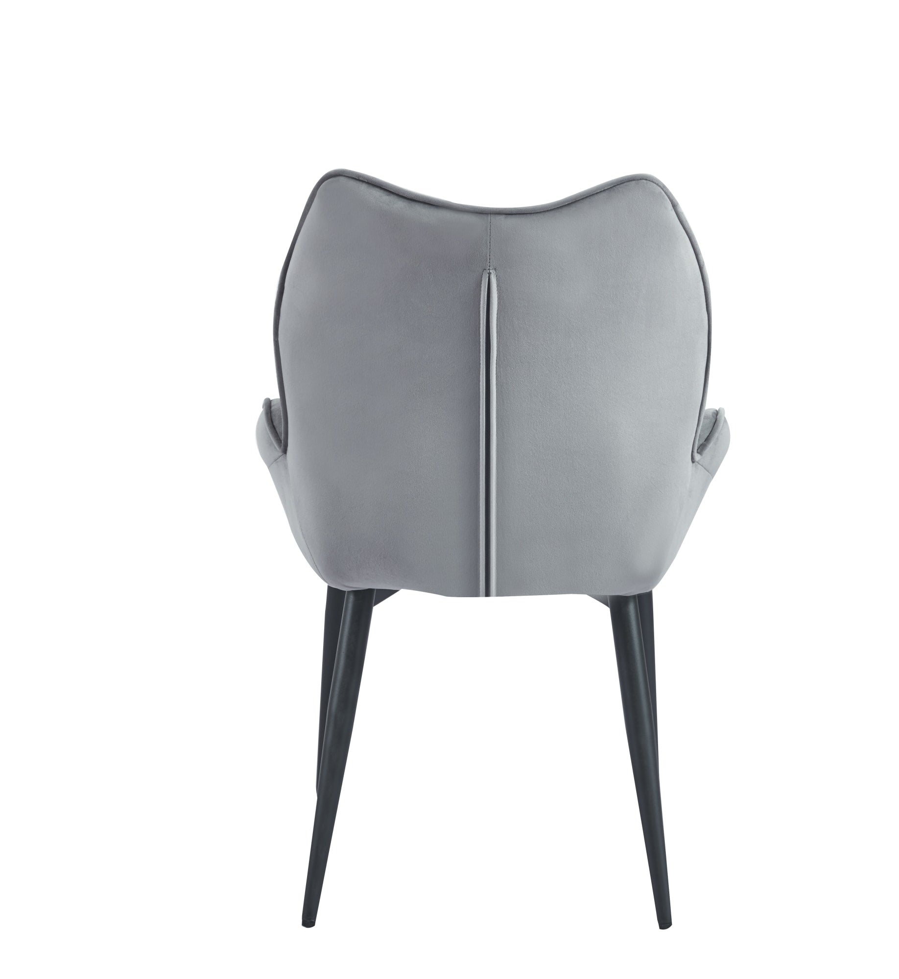 CHAISE LOHA PIED METAL NOIR ANTHRACITE