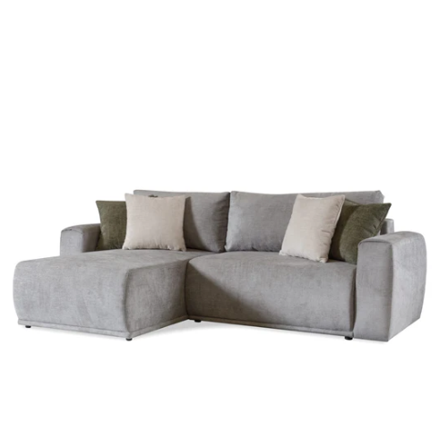 Canapé d’angle convertible – Design moderne avec coffre de rangement et couchage