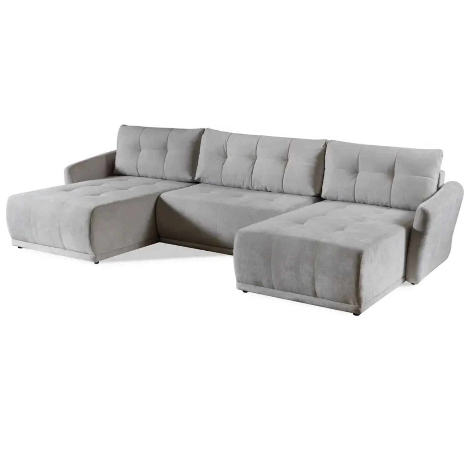Canapé d’angle  – Convertible avec rangement – 338 cm – Couchage 304x142 cm – Design moderne et modulable