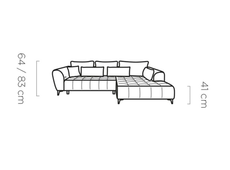 Canapé d’Angle  – Grand Confort avec Profondeur d’Assise Réglable Électriquement - Decora Home