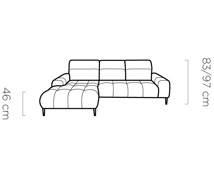 Canapé d’Angle – Confort Personnalisé avec Profondeur d’Assise Réglable - Decora Home