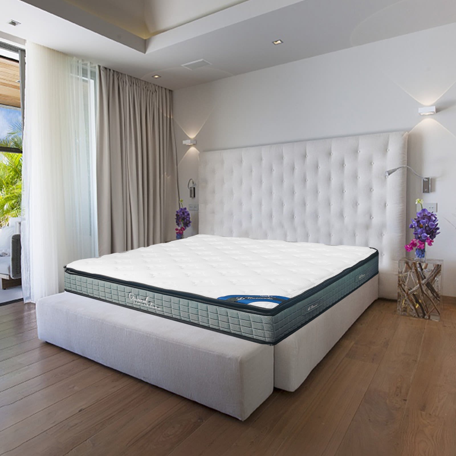 MATELAS A RESSORTS ENSACHES LE CONCORDE 140X190X25cm