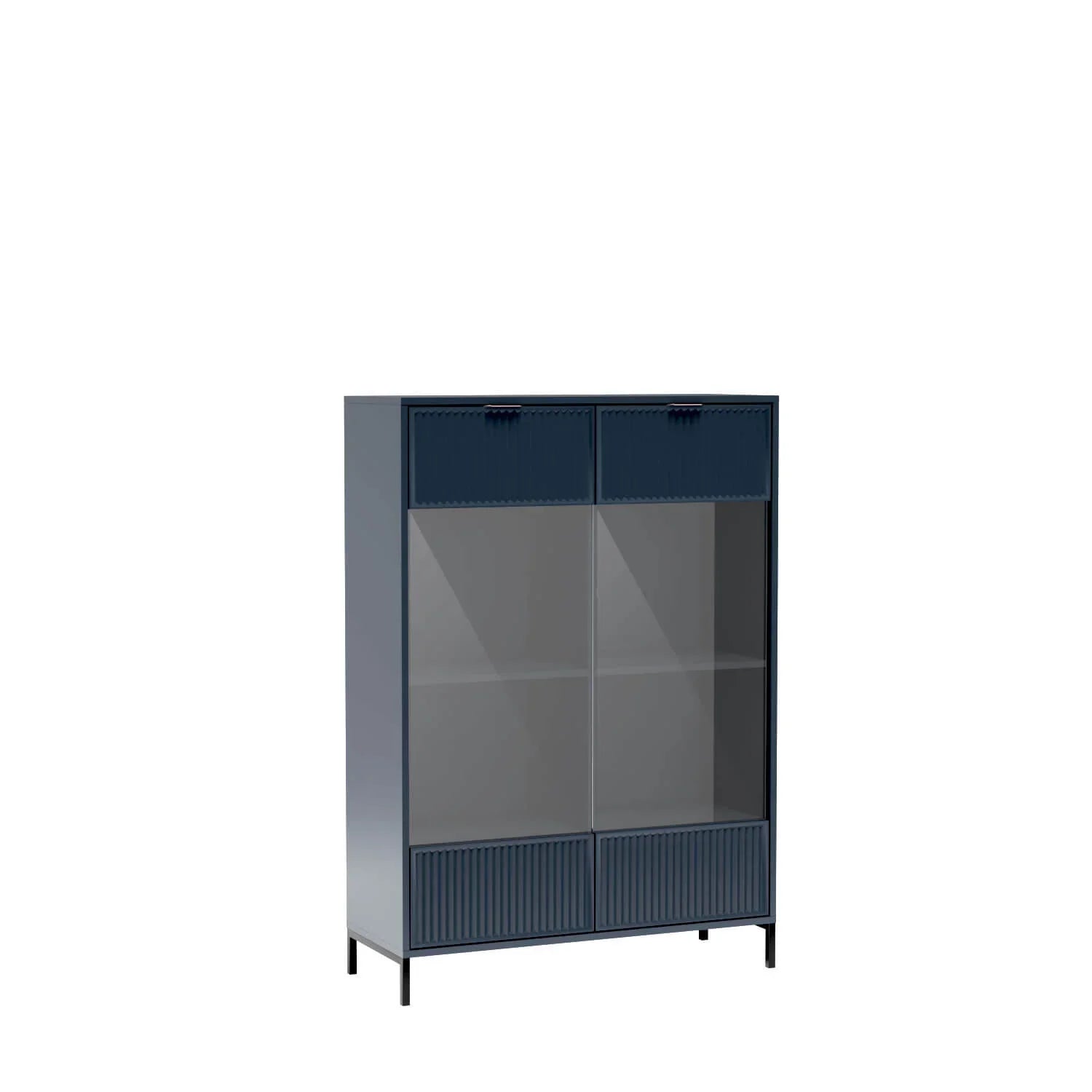 Vitrine Élégante avec Support à Verres et Éclairage LED - Decora Home