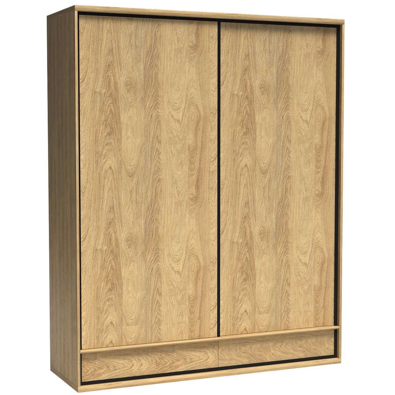 Grande armoire avec portes coulissantes et rangements optimisés|Destockage Express|Decora Home
