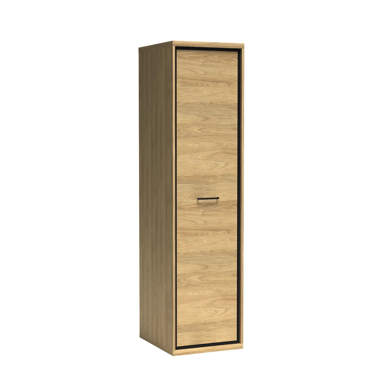 Armoire spacieuse à deux portes avec poignées noires|Destockage Express|Decora Home