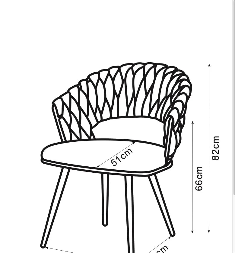 CHAISE CAROLINA PIEDS METAL NOIR VELOURS BEIGE