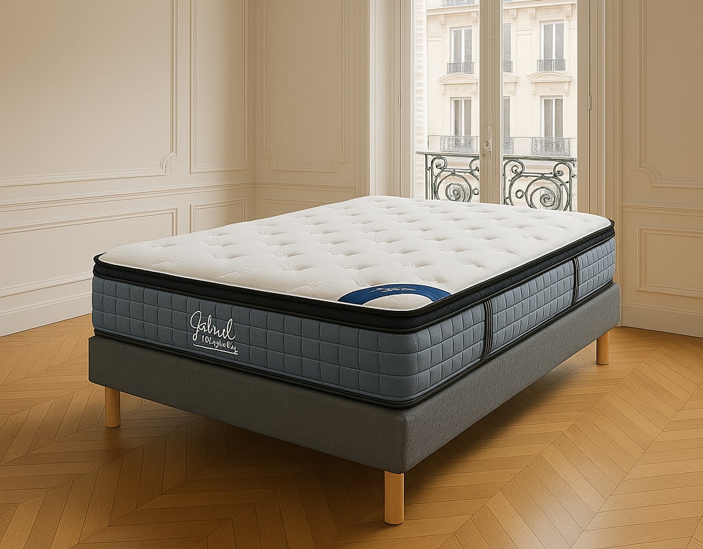 MATELAS A RESSORTS ENSACHES LE CONCORDE 160X200X25cm