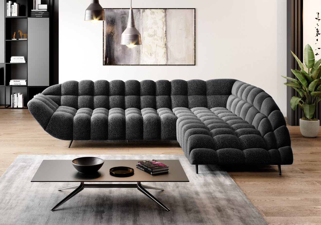 Canapé d’Angle – Design Moderne avec Profondeur d’Assise Réglable Électriquement|Offre Spéciale|Decora Home