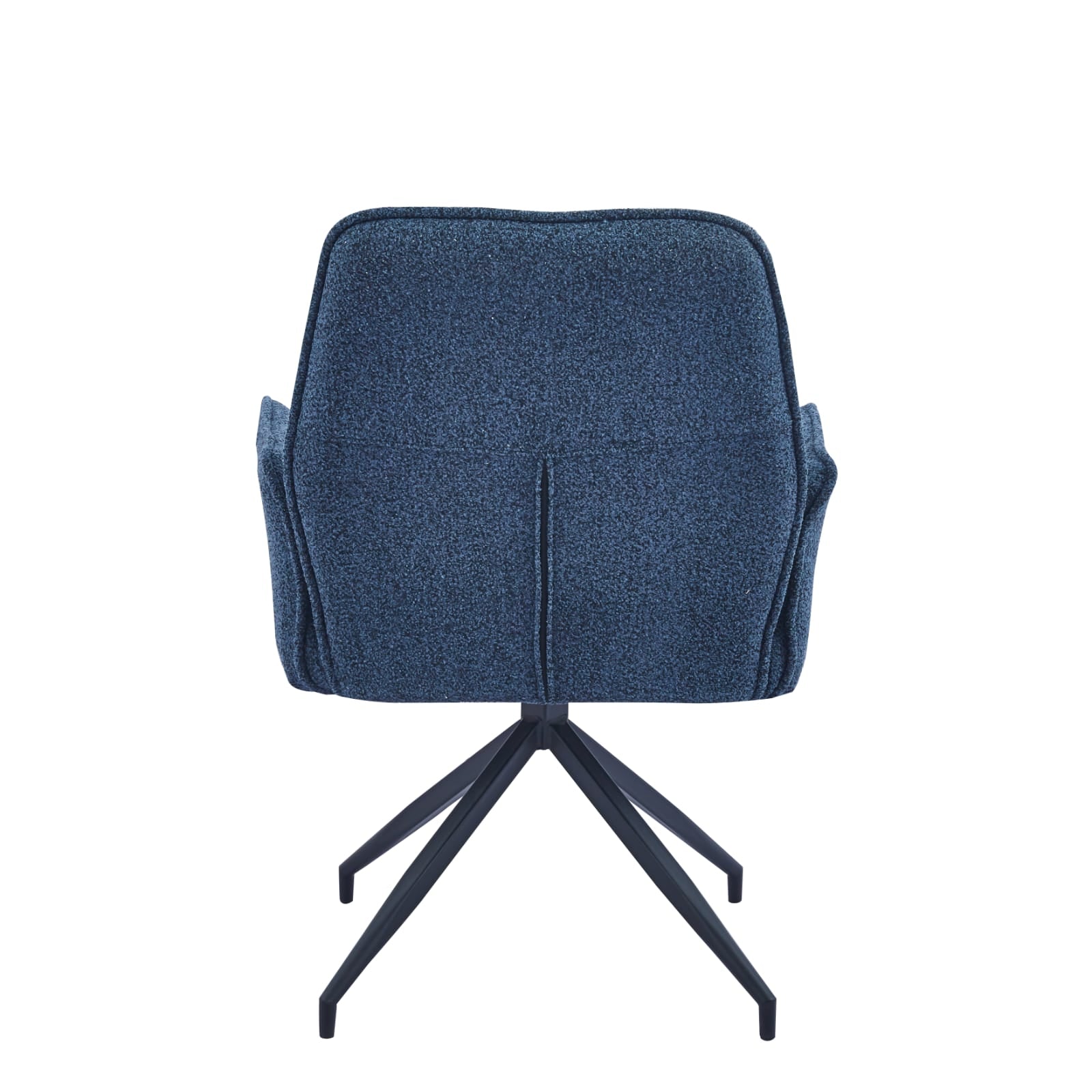 Chaise pivotante – Assise Confortable en Tissu  haut de gamme & Piétement Métal Noir , rotation 360° - Decora Home