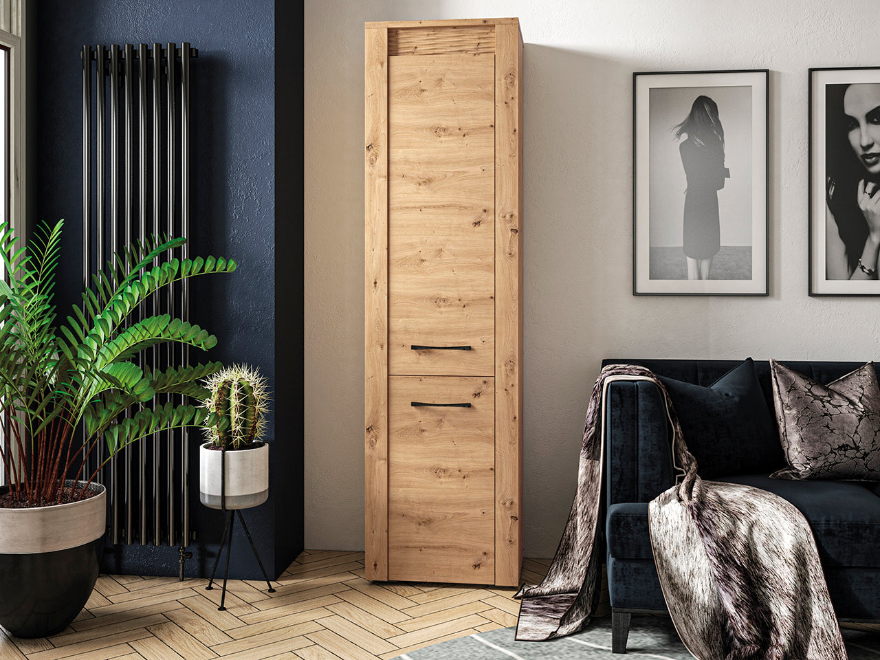 Chiffonnier Moderne en Chêne Artisanal avec Assemblage Flexible|Offre Limitée|Decora Home