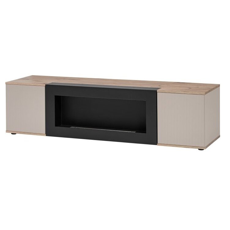 Meuble TV CATALINA RTV-K avec cheminée bioéthanol