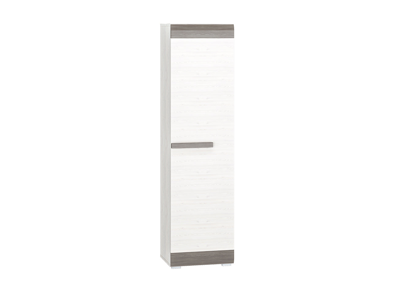 Armoire en Pin des Neiges et MDF Gris Neuf avec Bordure ABS|Dernières pièces|Decora Home
