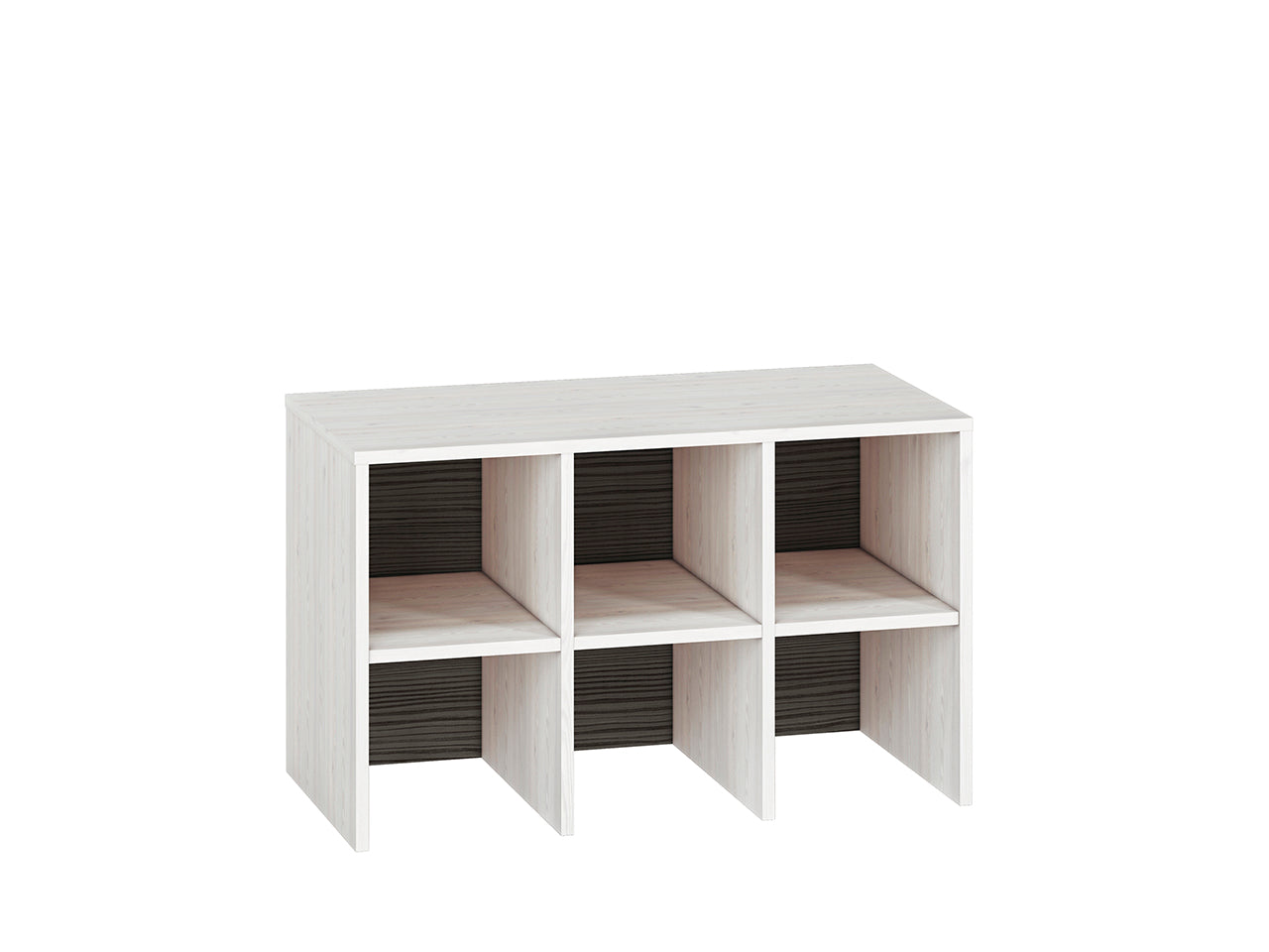 Meuble à Chaussures en Pin des Neiges et MDF Gris Neuf avec Bordure ABS|Dernières pièces|Decora Home