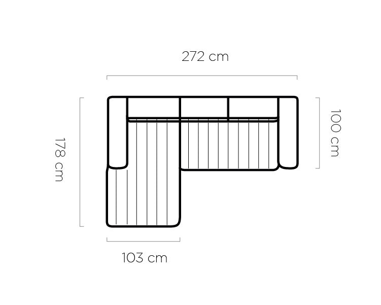 Canapé d’angle – Design moderne, appuis-tête réglables, lit d’appoint & coffre de rangement - Decora Home