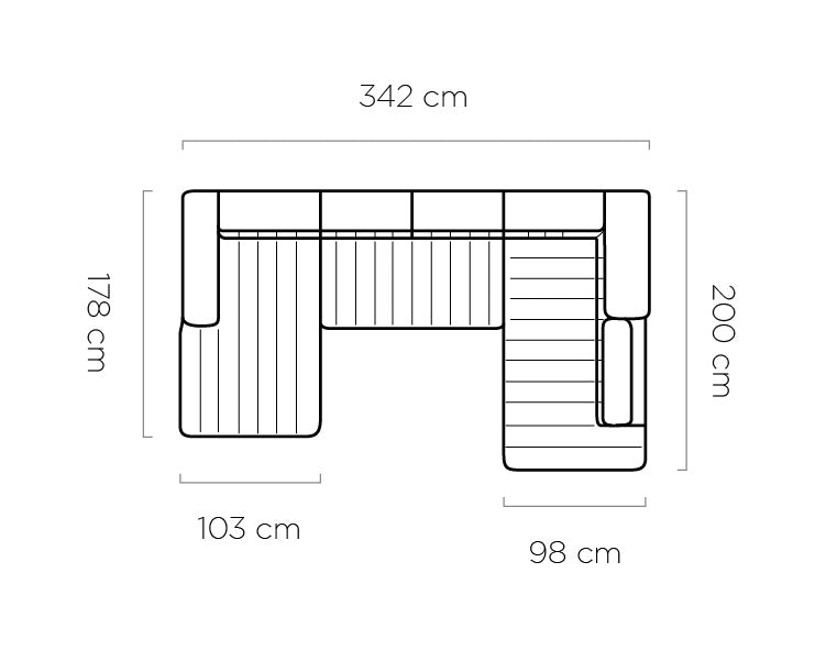 Canapé d’angle – Design moderne, appuis-tête réglables, lit d’appoint & coffre de rangement - Decora Home