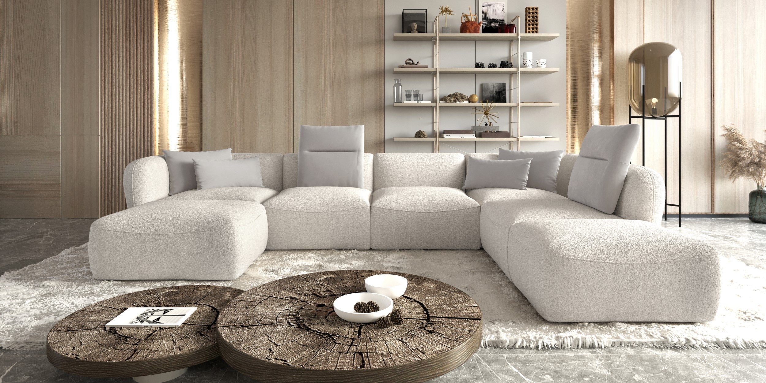Canapé d'Angle XL en forme U Élégance et Confort|Destockage Express|Decora Home
