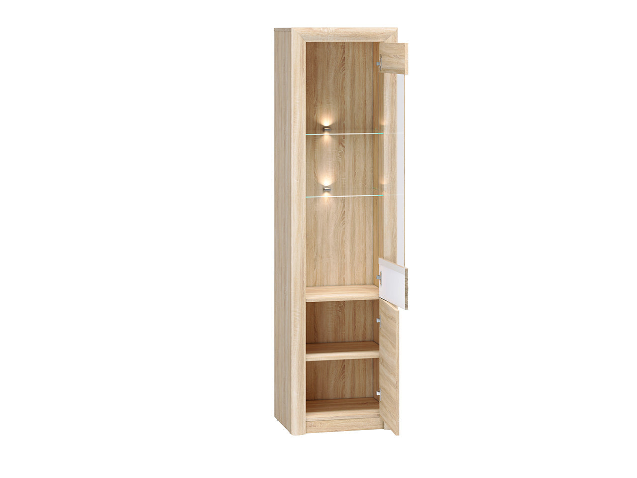 Vitrine en Verre Trempé avec Bordure ABS - Design Élégant, Résistant et Sécurisé - Decora Home