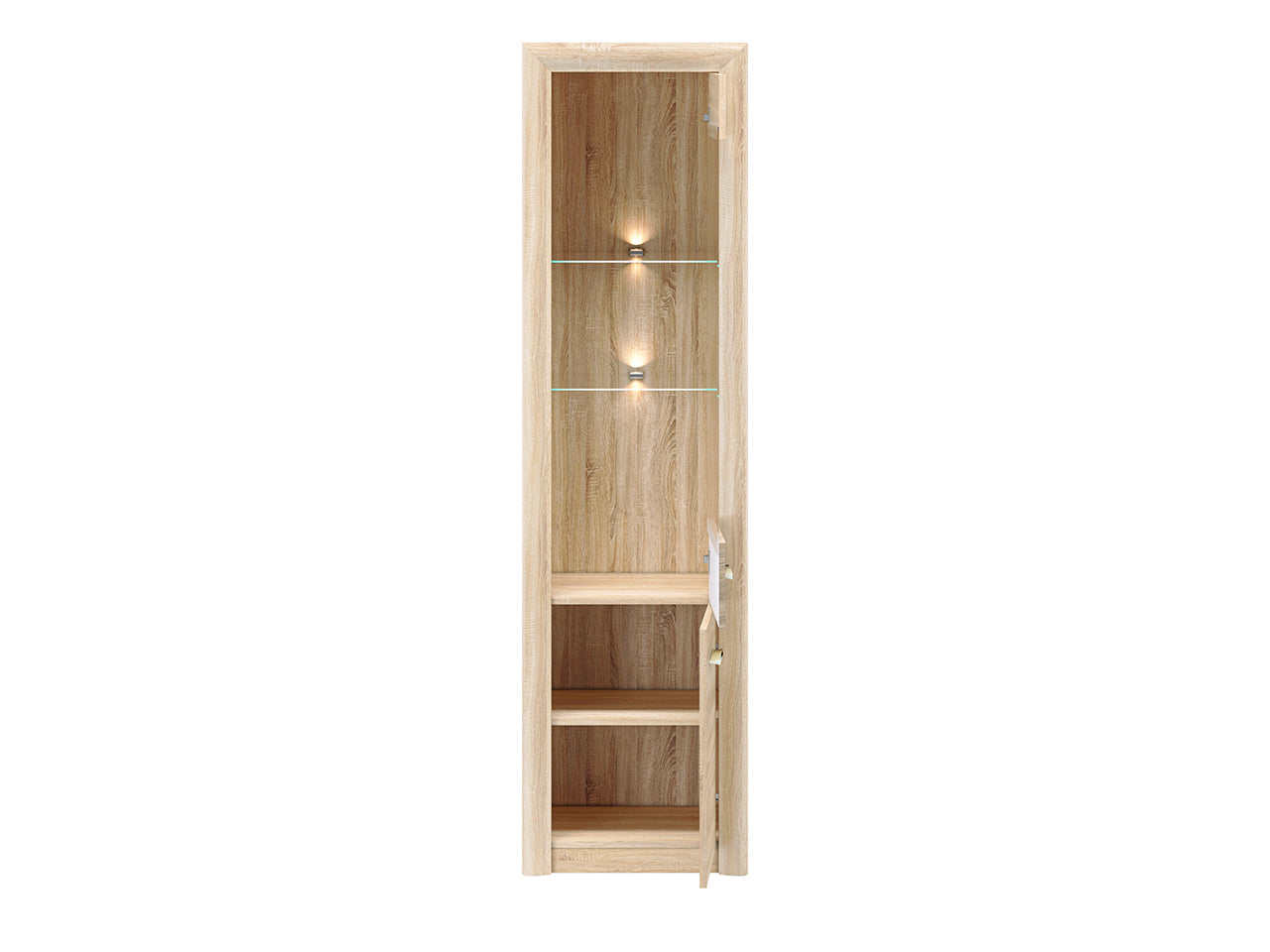 Vitrine en Verre Trempé avec Bordure ABS - Design Élégant, Résistant et Sécurisé - Decora Home