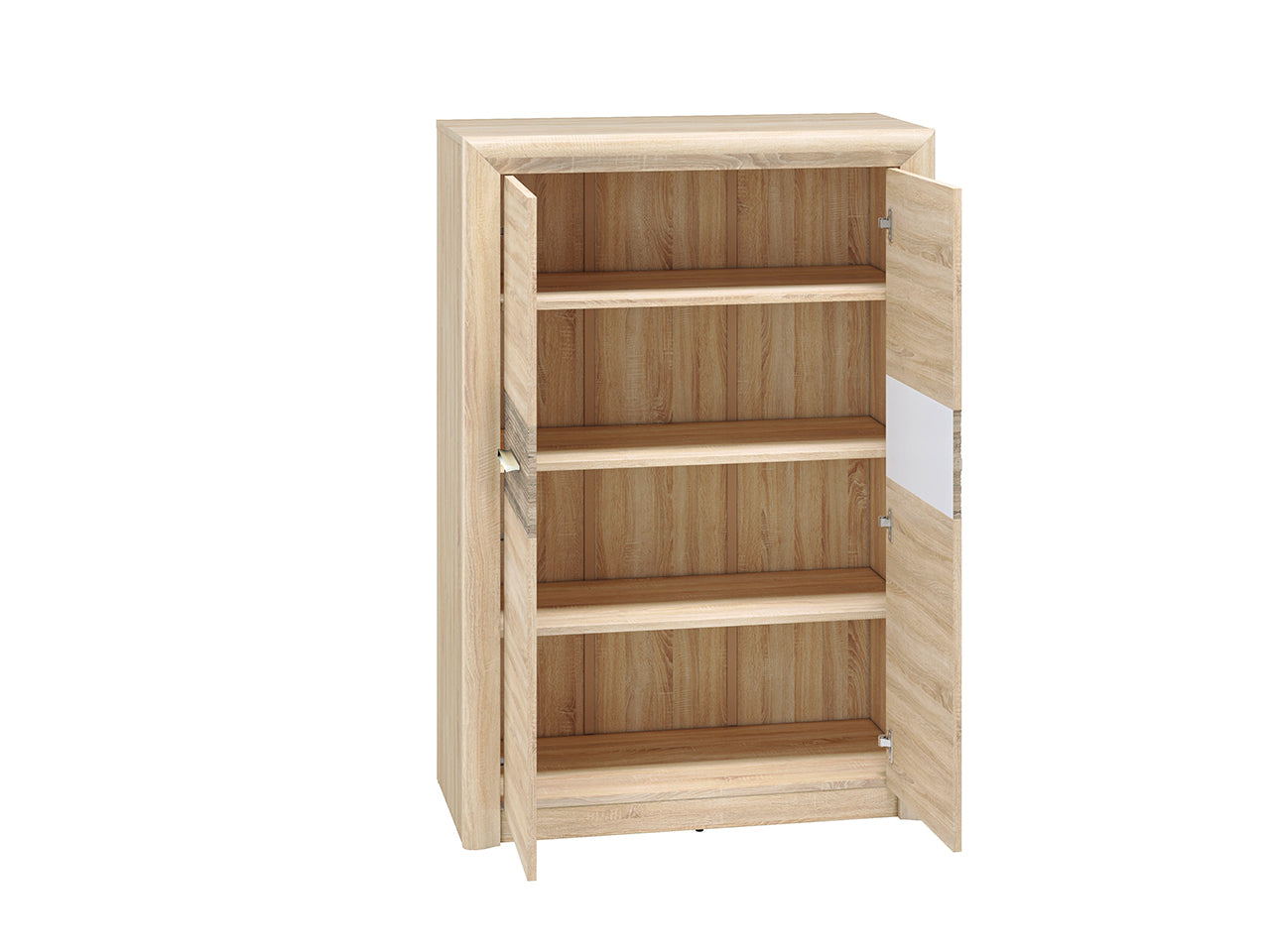 Commode, Buffet, Buffet Élégant – Sonoma Light & MDF Sonoma Truffe – 133 cm – Design Moderne et Fonctionnel - Decora Home