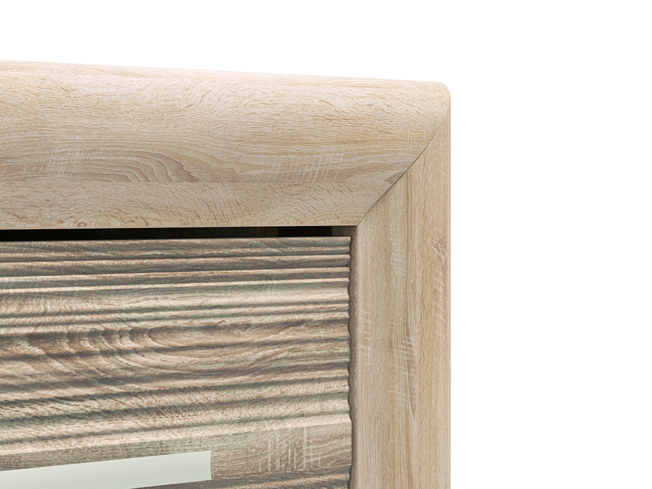 Commode, Buffet Moderne – Sonoma Light & MDF Sonoma Truffe – 94 cm – Élégance et Fonctionnalité - Decora Home