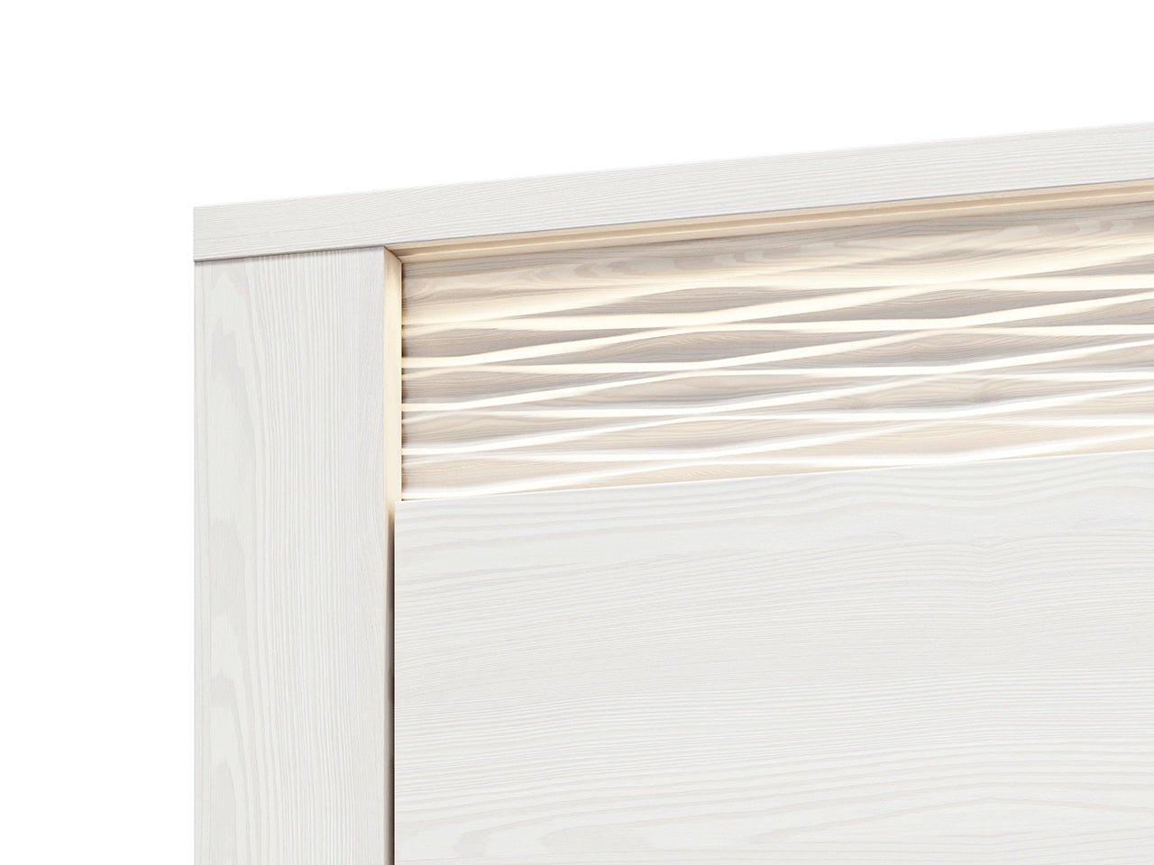 Vitrine en Pin Enneigé avec Éclairage Optionnel - Durabilité, Élégance et Fonctionnalité pour Votre Intérieur - Decora Home